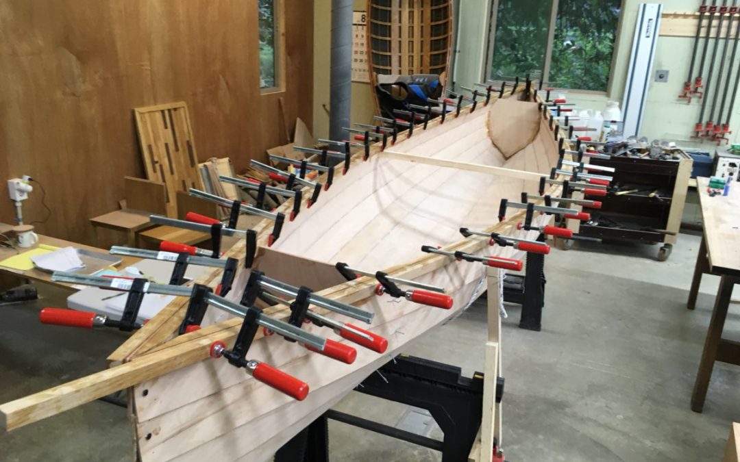 17 여름방학 카누 프로젝트: “14’ Sassafras Canoes”